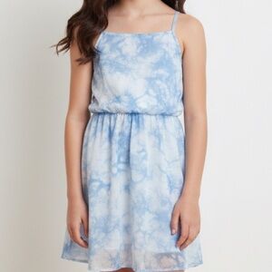 H&M girl dress 12/14 years Light Blue Cloudy